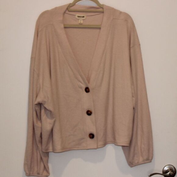 NEW Open Edit Cardigan Sweater Women Size 3X - Picture 2 of 10